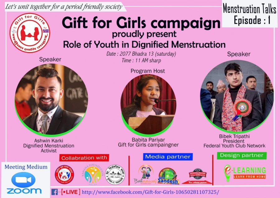 मर्यादित महिनावारी युवाको भुमिका विषयक पहिलो भर्चुअल कार्यक्रम सम्पन्न