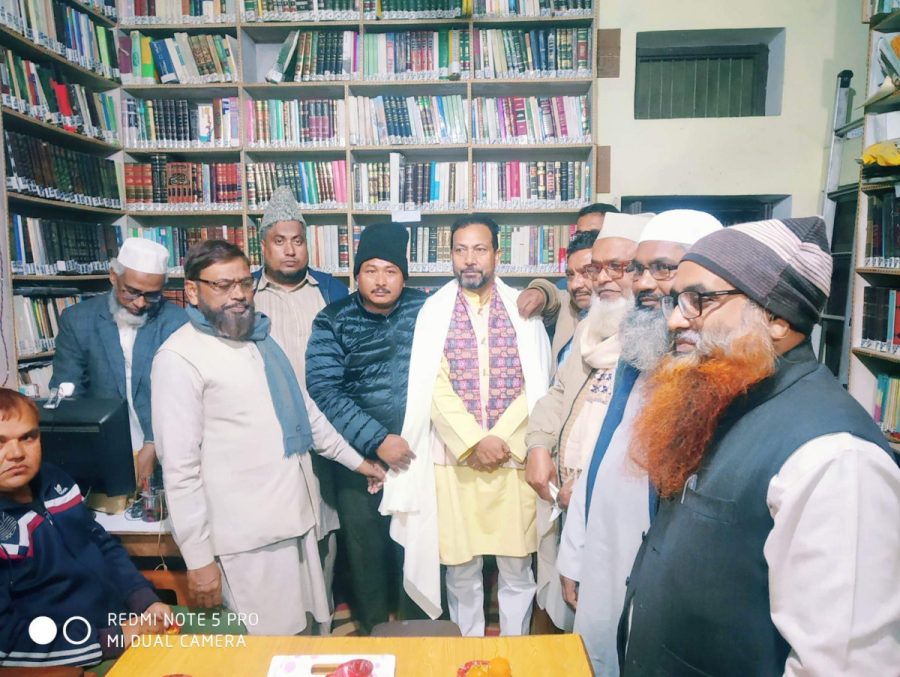 राष्ट्रीय मदरसा संघले सांसद फारुकी लाई गर्यो सम्मान